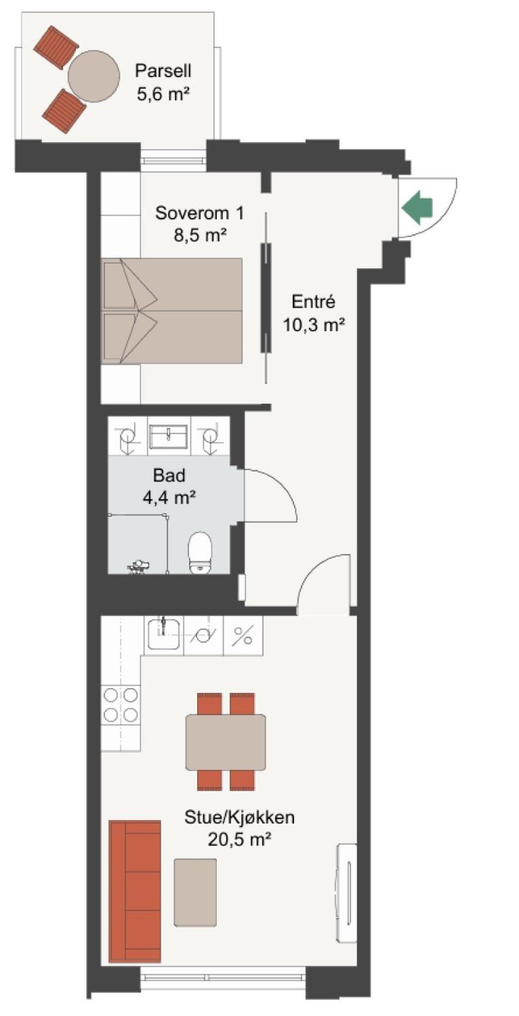 Brand New And Modern Apartment In Oslo Center Exterior foto